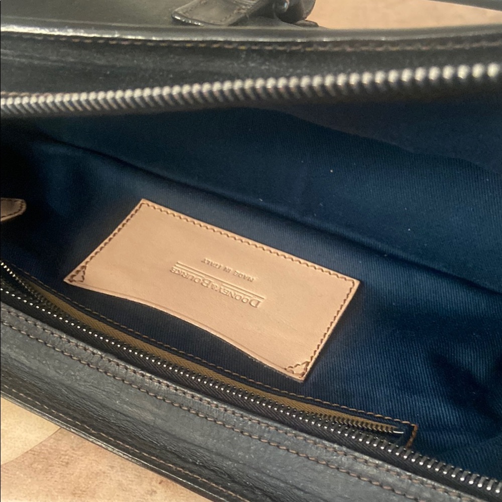 Dooney & Bourke Black Shoulder Bag with Classic Barrel Shape - Picture 6 of 10